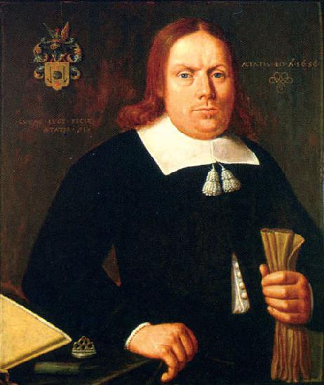 Lucas Luce Portrait of Adriaan van Eyck. oil painting image